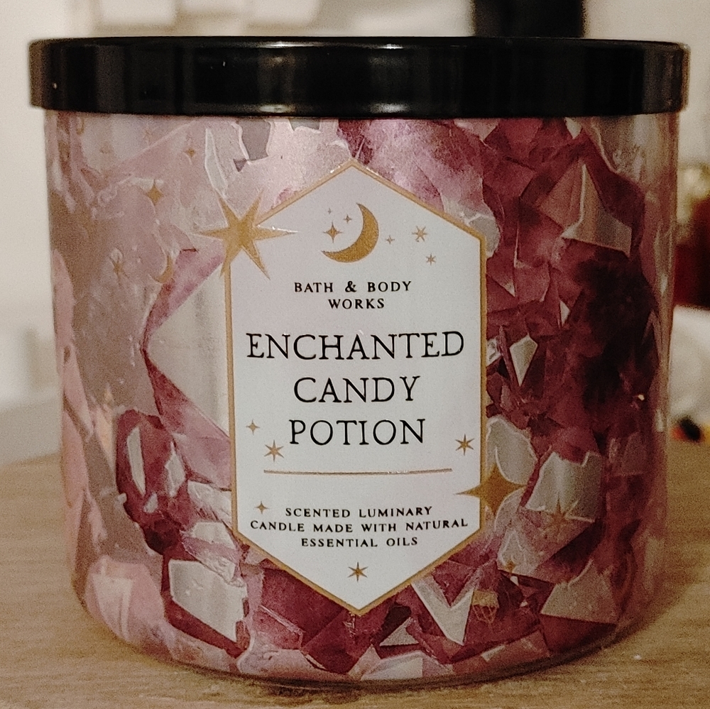 COPY - BRAND NEW BATH & BODY WORKS 3 WICK CANDLE ENCHANTED CANDY POTION